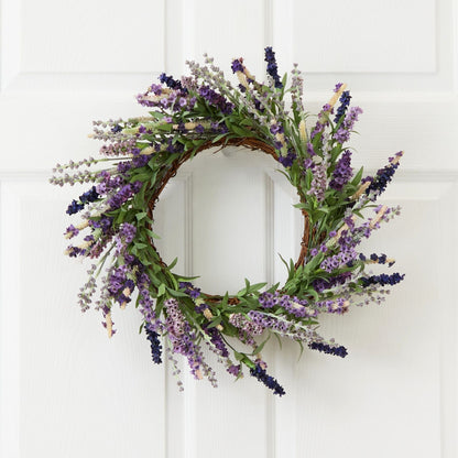 20" Lavender Wreath - Tampa Home & Garden Store