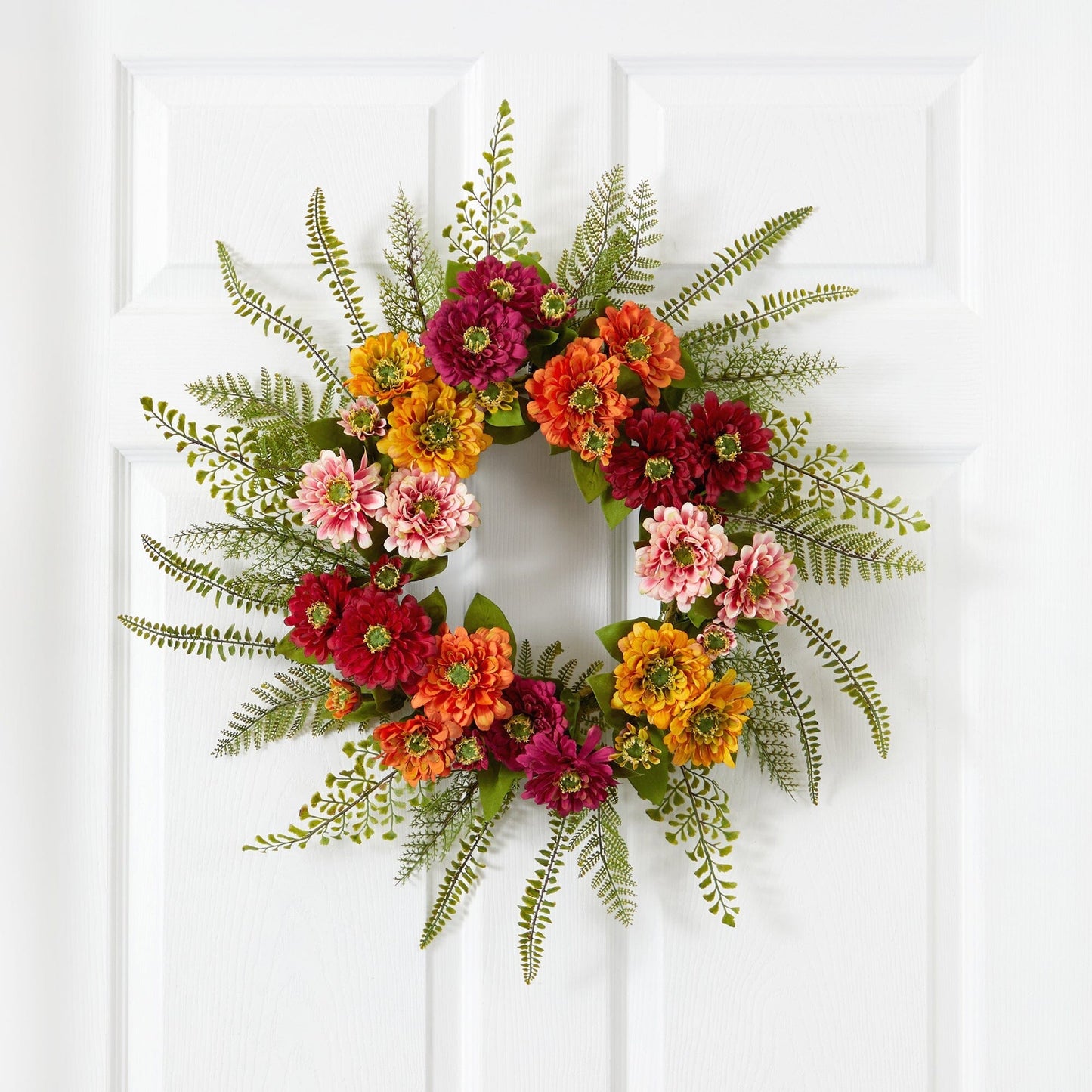 20" Mixed Flower Wreath - Tampa Home & Garden Store