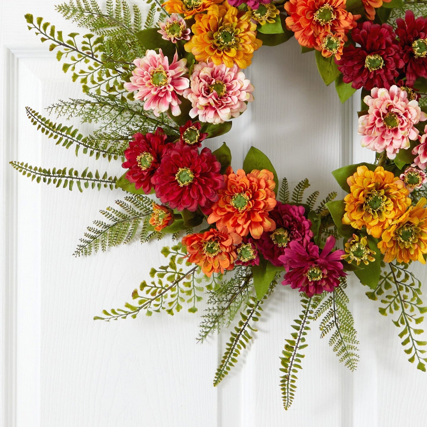 20" Mixed Flower Wreath - Tampa Home & Garden Store