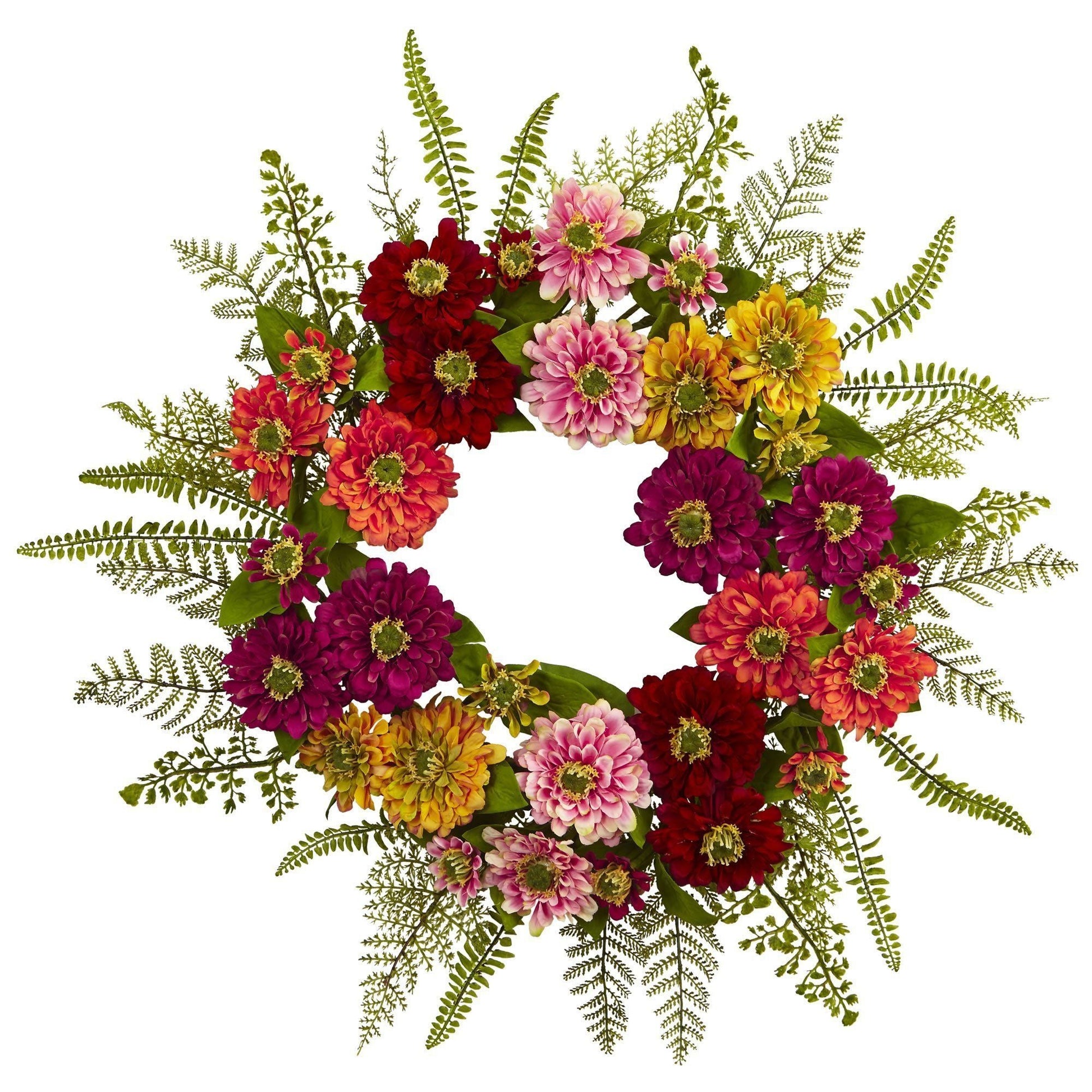 20" Mixed Flower Wreath - Tampa Home & Garden Store