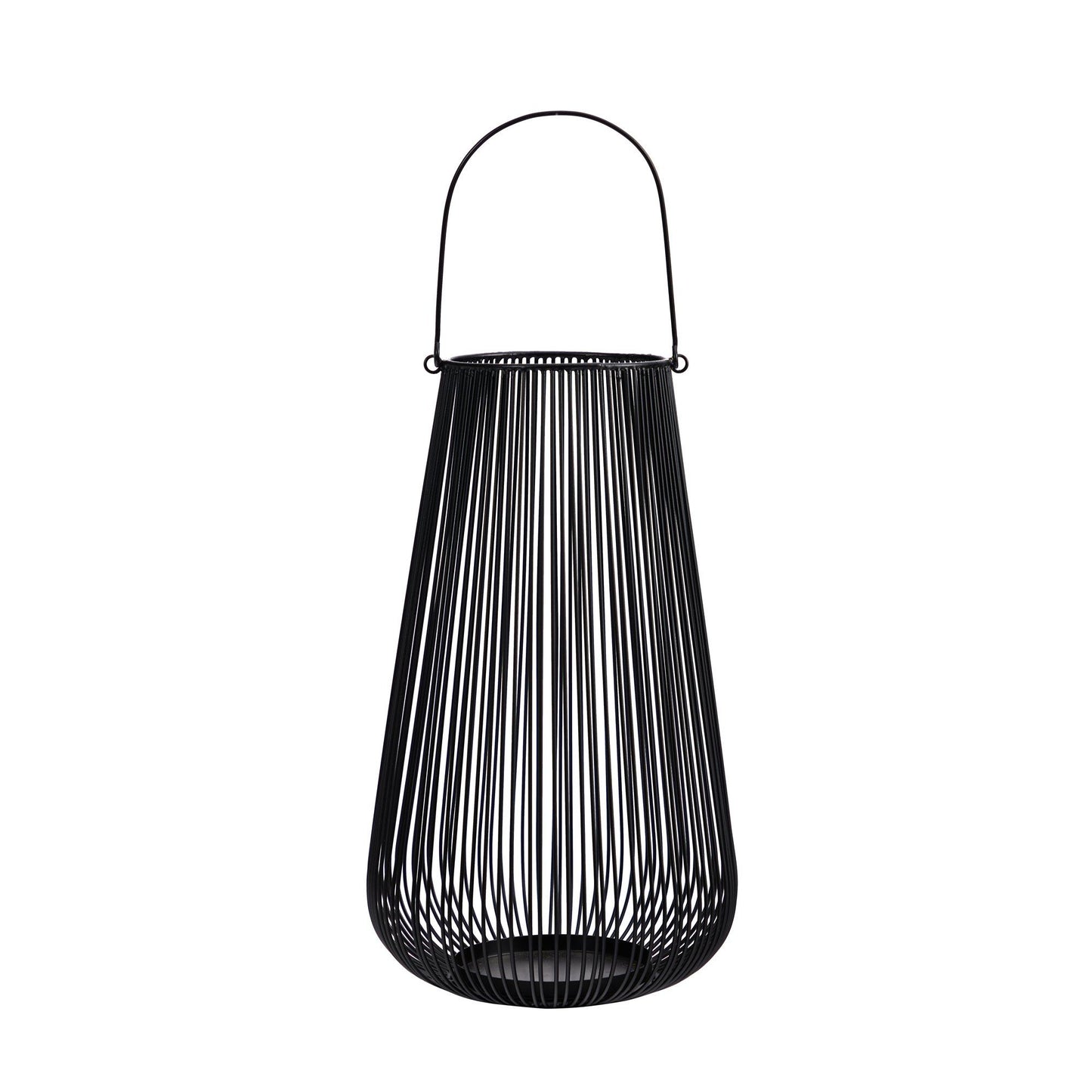 20” Vintage Black Metal Wire Votive Tea Lantern Candle Holder - Tampa Home & Garden Store