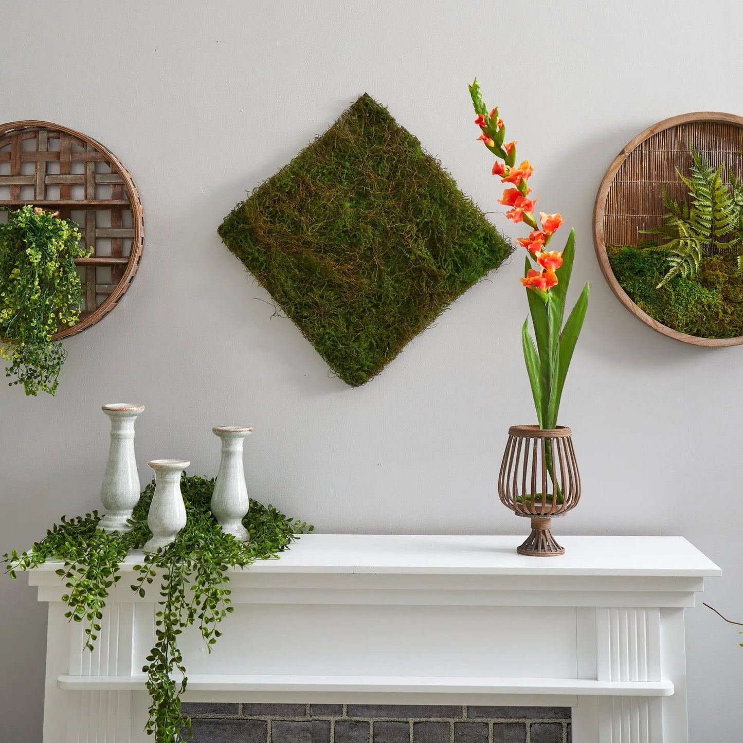 20” X 20” Artificial Moss Mat - Tampa Home & Garden Store