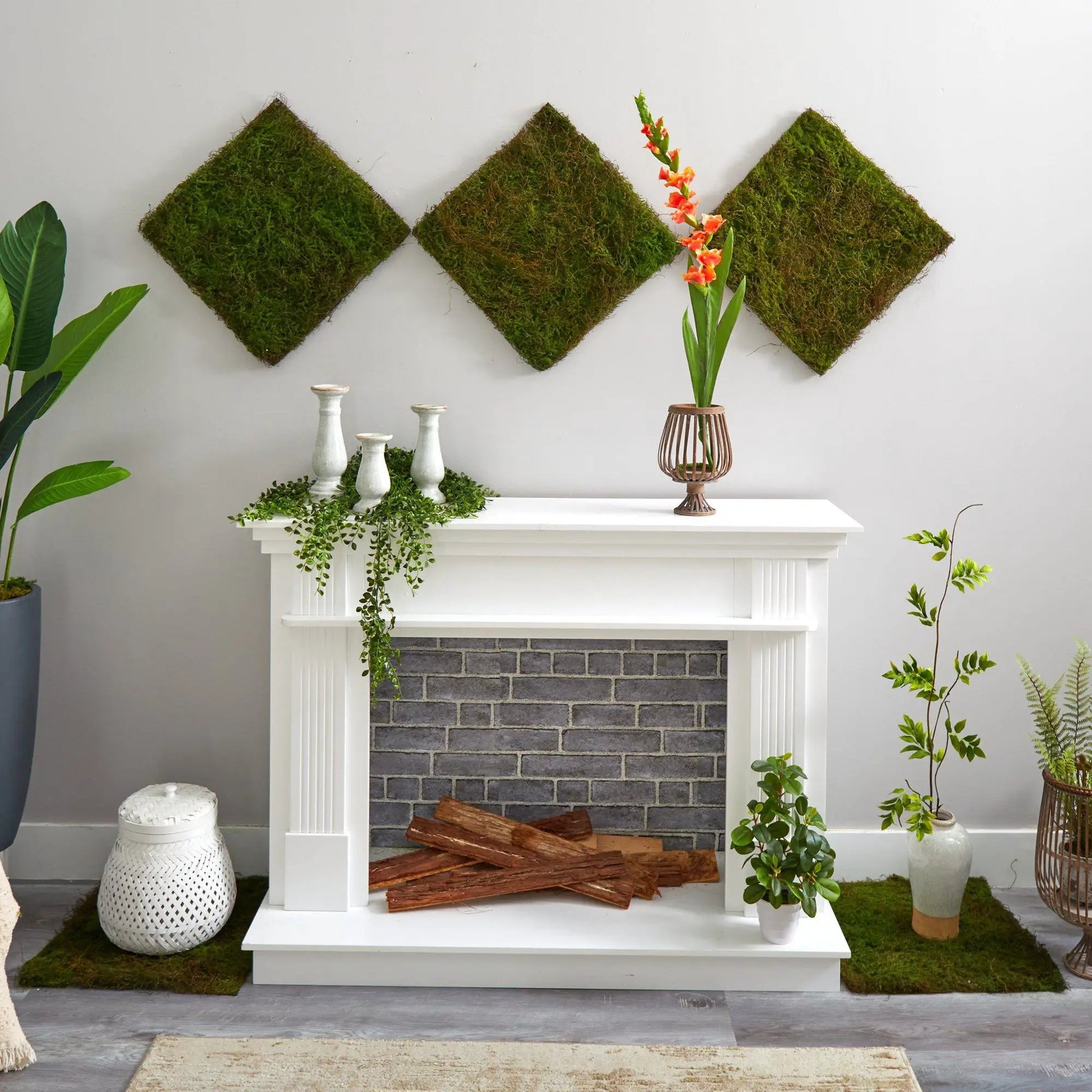20” X 20” Artificial Moss Mat - Tampa Home & Garden Store