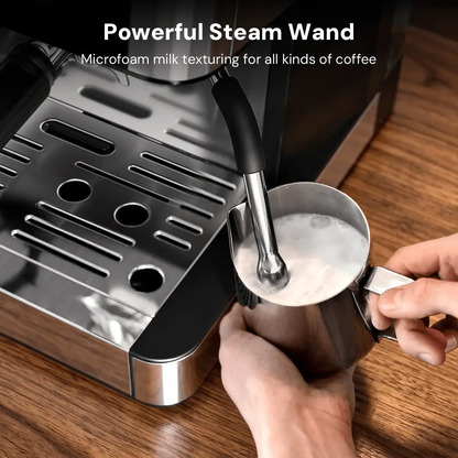 Kismile Espresso Machine Semi Automatic coffee maker with steam wand on Tampa Home & Garden Store