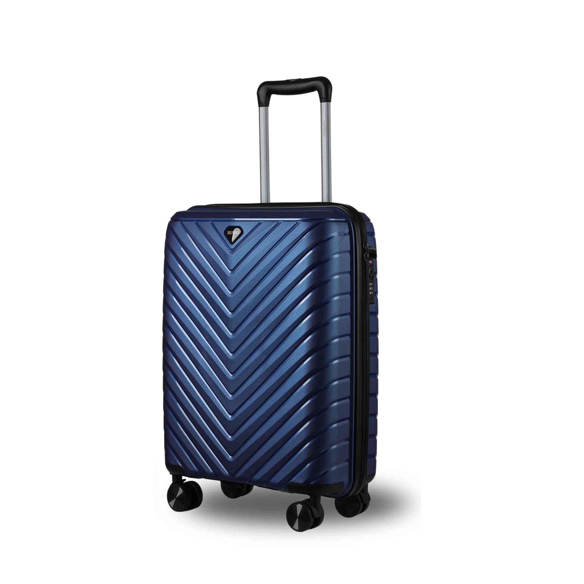 20-inch Blue Carry-On Hardcase Roller Luggage - Tampa Home & Garden Store