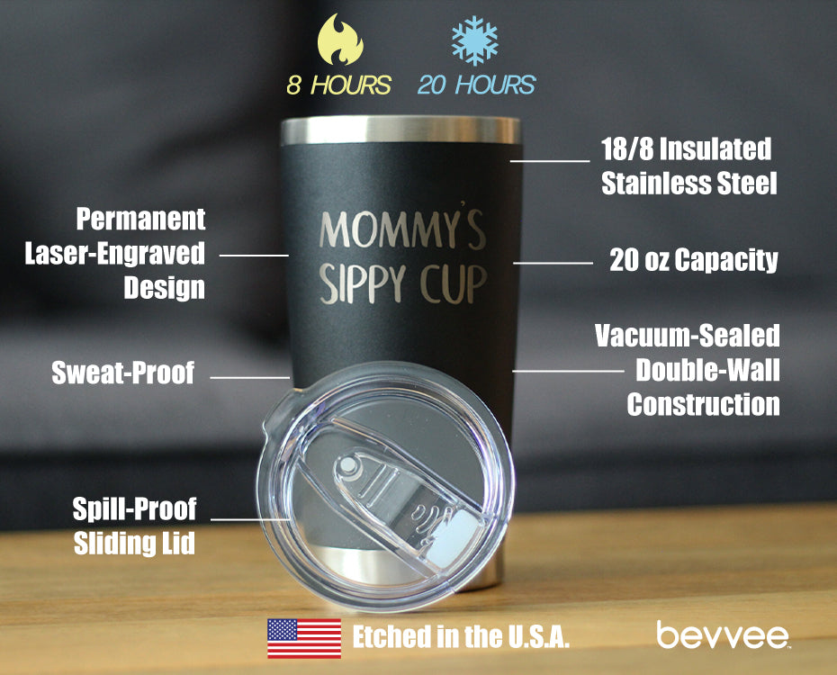 Mommy's Sippy Cup - Gobelet à café de 20 oz