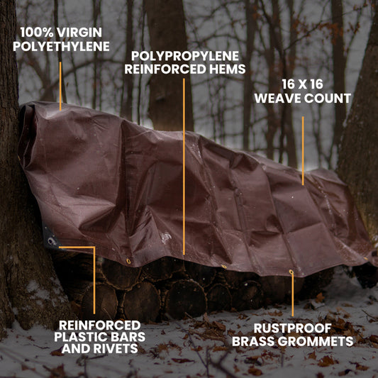 20’ x 40’ Super Heavy Duty Poly Tarp - Tampa Home & Garden Store