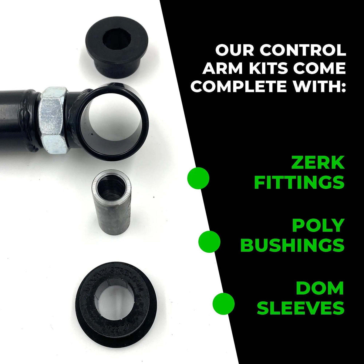 Front adjustable control arms for 1986-2001 Jeep Cherokee XJ by Apoc Industries, suspension kit on Tampa Home & Garden Store