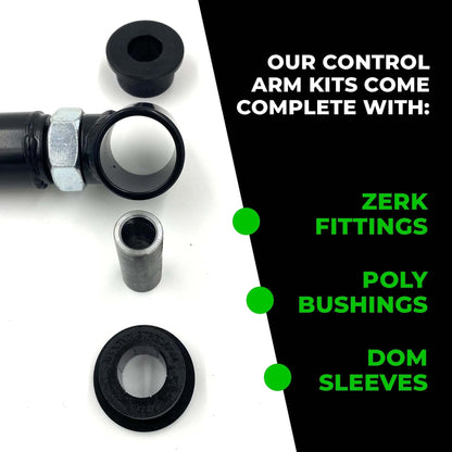 Front adjustable control arms for 1986-2001 Jeep Cherokee XJ by Apoc Industries, suspension kit on Tampa Home & Garden Store