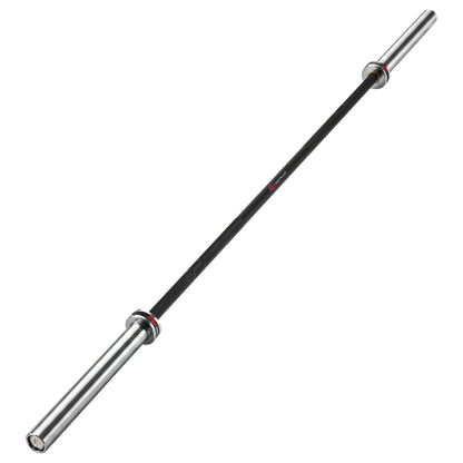 7ft Olympic Barbell DirectDeals with black grip and chrome sleeves on Tampa Home & Garden Store