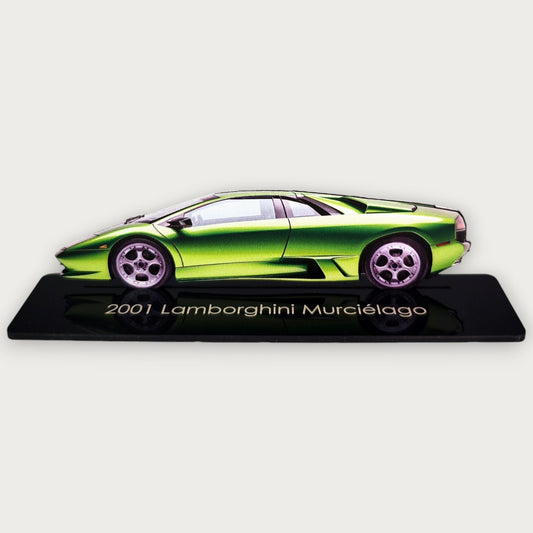 2001 Lamborghini Murciélago (1) Metal Car Wall Art, Color 2D Diecast Car Decor, Silhouette Metal Wall Art, Gift For Car Lovers, Detailed Color Metal Car - Tampa Home & Garden Store