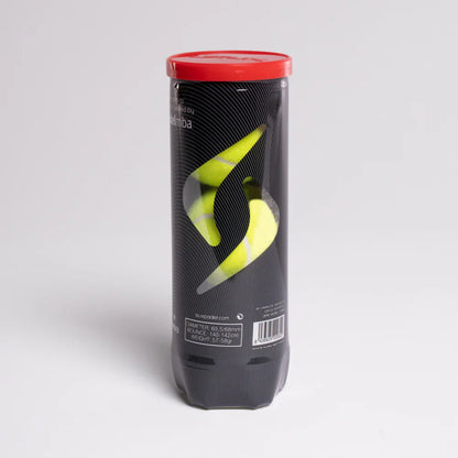 Neo 26 Sleeve balls by Siux USA in a black tube with red cap and neon yellow graphics on Tampa Home & Garden Store