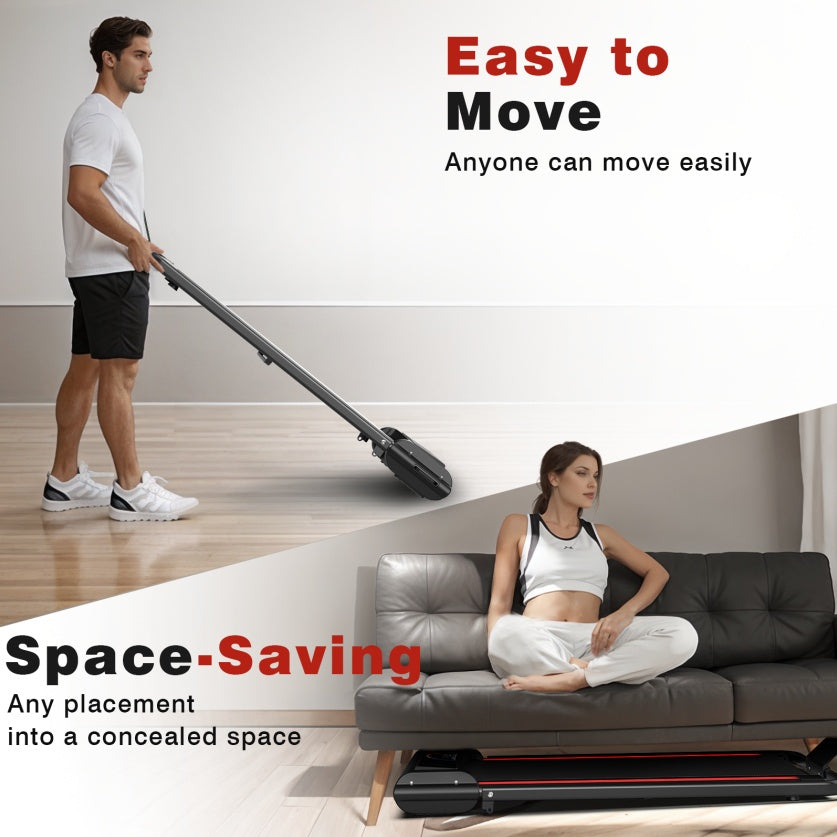 Folding home treadmill compact walking and running machine by UpTrend Deals space-saving on Tampa Home & Garden Store
