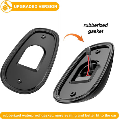 AutoLEDTech Dodge Ram HD smoked amber LED roof cab lights with rubberized gasket wiring on Tampa Home & Garden Store
