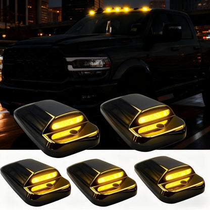 Slim-Line LED roof cab lights for 2003–2018 Dodge Ram HD smoked white amber, set of 6 on Tampa Home & Garden Store