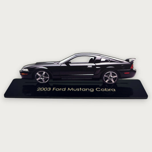 2003 Ford Mustang Cobra (1) Metal Car Wall Art, Color 2D Diecast Car Decor, Silhouette Metal Wall Art, Gift For Car Lovers, Detailed Color Metal Car - Tampa Home & Garden Store