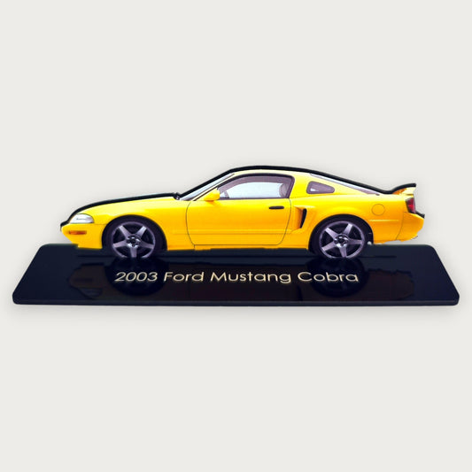 2003 Ford Mustang Cobra (2) Metal Car Wall Art, Color 2D Diecast Car Decor, Silhouette Metal Wall Art, Gift For Car Lovers, Detailed Color Metal Car - Tampa Home & Garden Store