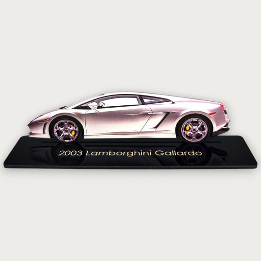2003 Lamborghini Gallardo (2) Metal Car Wall Art, Color 2D Diecast Car Decor, Silhouette Metal Wall Art, Gift For Car Lovers, Detailed Color Metal Car - Tampa Home & Garden Store
