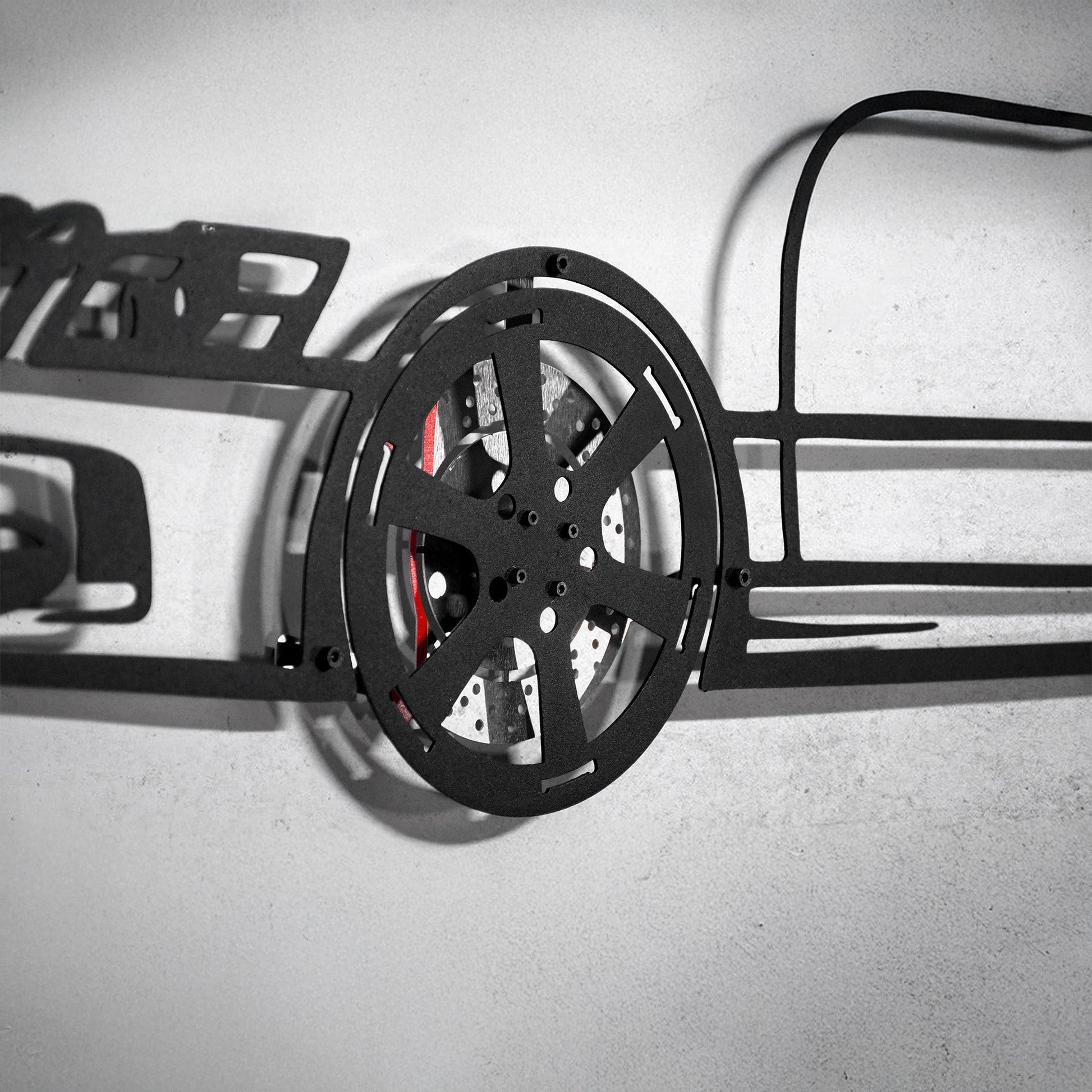 2006 Lancer Evo Metal Wall Art – JDM Steel with Spinning Wheels-KAFMEKA003 - Tampa Home & Garden Store
