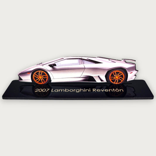 2007 Lamborghini Reventón (2) Metal Car Wall Art, Color 2D Diecast Car Decor, Silhouette Metal Wall Art, Gift For Car Lovers, Detailed Color Metal Car - Tampa Home & Garden Store