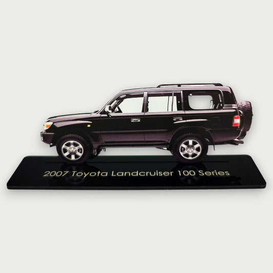 2007 Toyota Landcruiser 100 Series (1) Metal Car Wall Art, Color 2D Diecast Car Decor, Silhouette Metal Wall Art, Gift For Car Lovers, Detailed Color Metal Car - Tampa Home & Garden Store