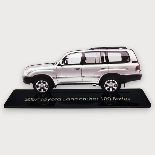 2007 Toyota Landcruiser 100 Series (2) Metal Car Wall Art, Color 2D Diecast Car Decor, Silhouette Metal Wall Art, Gift For Car Lovers, Detailed Color Metal Car - Tampa Home & Garden Store