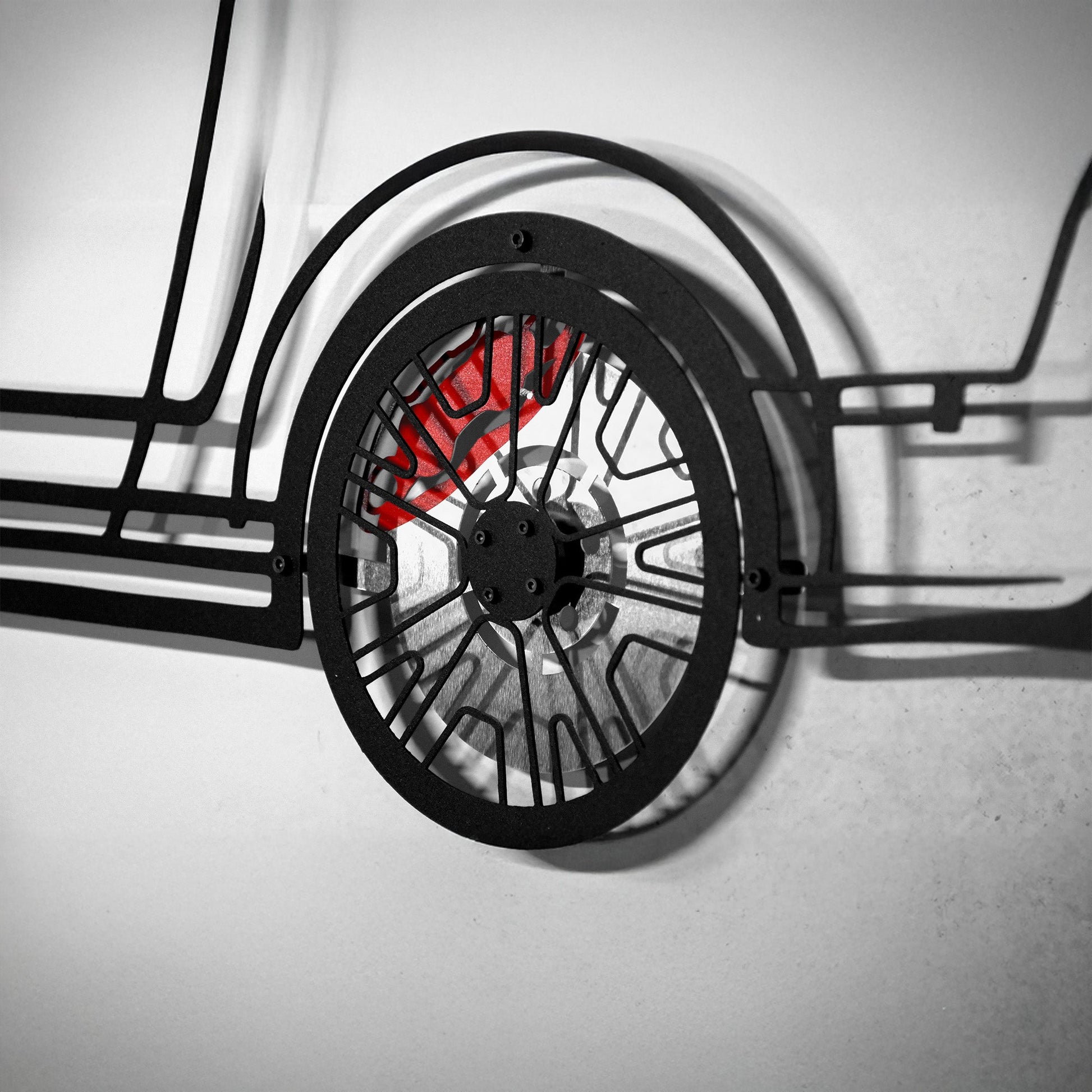 2008 Mustang GT Fastback Wall Art – Steel Build with Spinning Wheels-KAFMEKA004 - Tampa Home & Garden Store