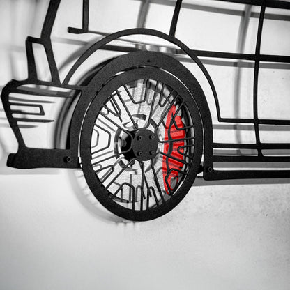 2008 Mustang GT Fastback Wall Art – Steel Build with Spinning Wheels-KAFMEKA004 - Tampa Home & Garden Store