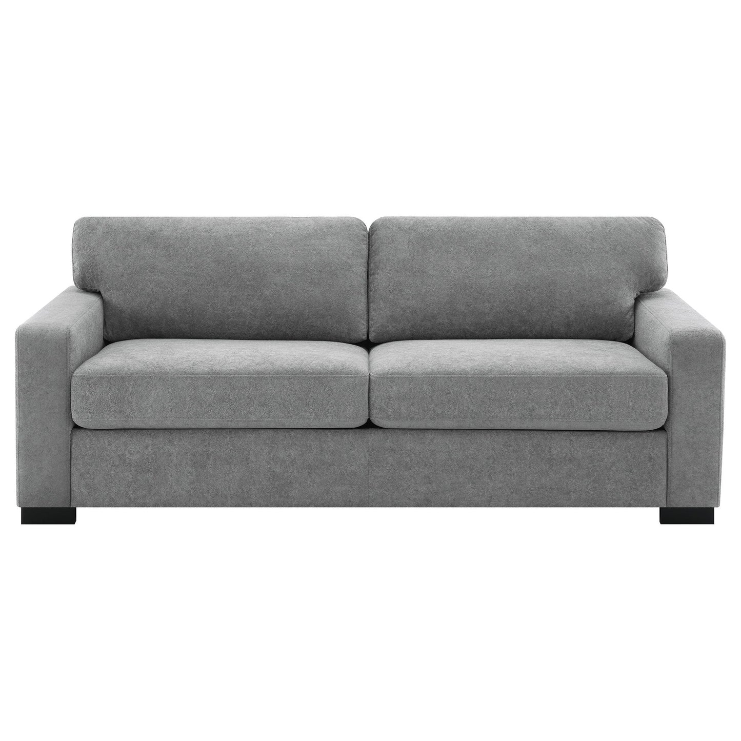 The Gray Queen Sleeper Sofa With Wood Frame