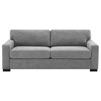 The Gray Queen Sleeper Sofa With Wood Frame