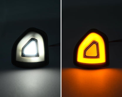 Ram 1500/2500 HD smoked white amber LED tow mirror lights, pair, AutoLEDTech.com on Tampa Home & Garden Store