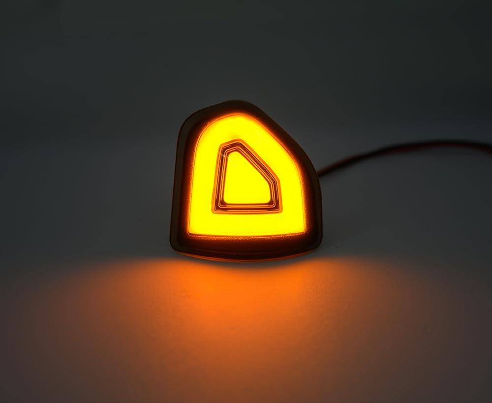 Tow mirror LED light smoked amber by AutoLEDTech.com for Ram 2009–2022 exterior interior on Tampa Home & Garden Store