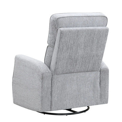 Swivel Gliding Recliner with Easy Setup and Style