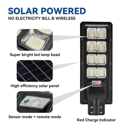200W All in one solar Parking Lot Lights -30,000 lumens - Tampa Home & Garden Store