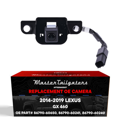 Master Tailgaters OE backup camera for Lexus GX 460 w AVM 2014–2019 in black housing on Tampa Home & Garden Store