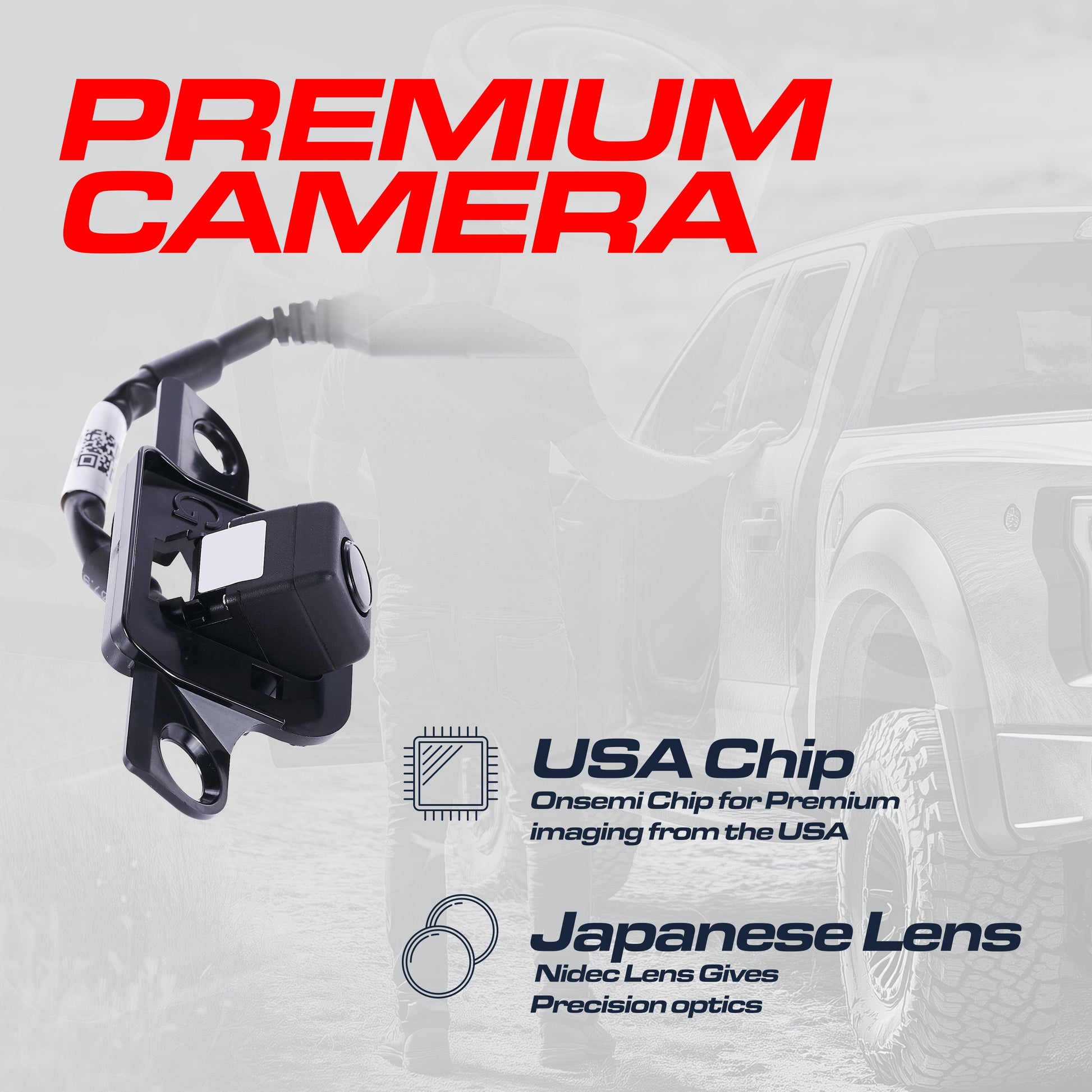 Master Tailgaters OE backup camera for Lexus GX 460 w/ AVM (2014-2019), OEM replacement, black housing on Tampa Home & Garden Store