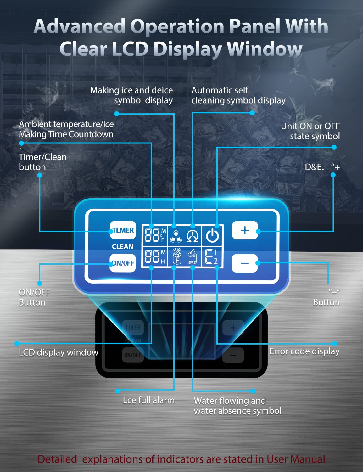 Machine à glaçons commerciale autonome 200 lb Z5895