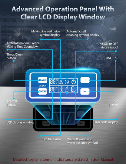 Machine à glaçons commerciale autonome 200 lb Z5895