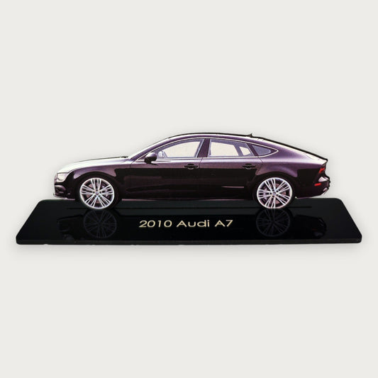 2010 Audi A7 (1) Metal Car Wall Art, Color 2D Diecast Car Decor, Silhouette Metal Wall Art, Gift For Car Lovers, Detailed Color Metal Car - Tampa Home & Garden Store