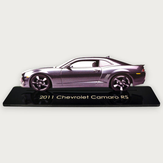 2011 Chevrolet Camaro RS (1) Metal Car Wall Art, Color 2D Diecast Car Decor, Silhouette Metal Wall Art, Gift For Car Lovers, Detailed Color Metal Car - Tampa Home & Garden Store