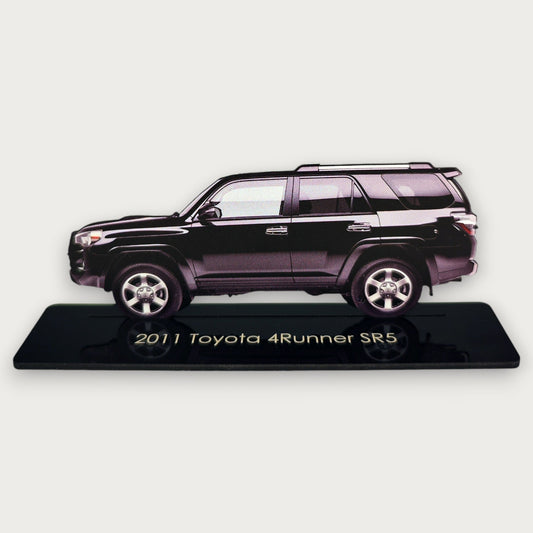 2011 Toyota 4Runner SR5 (2) Metal Car Wall Art, Color 2D Diecast Car Decor, Silhouette Metal Wall Art, Gift For Car Lovers, Detailed Color Metal Car - Tampa Home & Garden Store