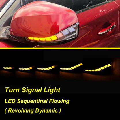 Infiniti Q50 Flow Series RGB LED bumper and side mirror turn lights by AutoLEDTech.com on Tampa Home & Garden Store
