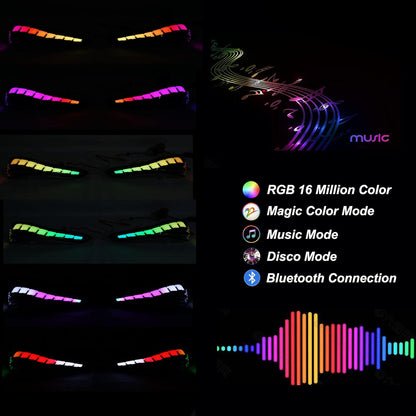 Flow Series RGB LED Side Mirror Lights with turn signals Infiniti by AutoLEDTech.com on Tampa Home & Garden Store