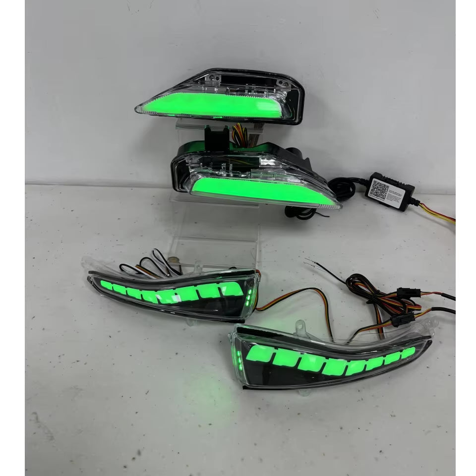 Infiniti Q50/Q60/Q70 Flow Series RGB LED side mirror lights with turn signals AutoLEDTech.com on Tampa Home & Garden Store