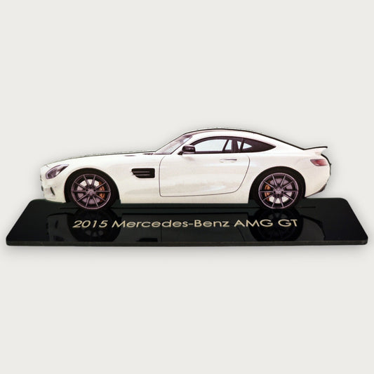 2015 Mercedes-Benz AMG GT (2) Metal Car Wall Art, Color 2D Diecast Car Decor, Silhouette Metal Wall Art, Gift For Car Lovers, Detailed Color Metal Car - Tampa Home & Garden Store