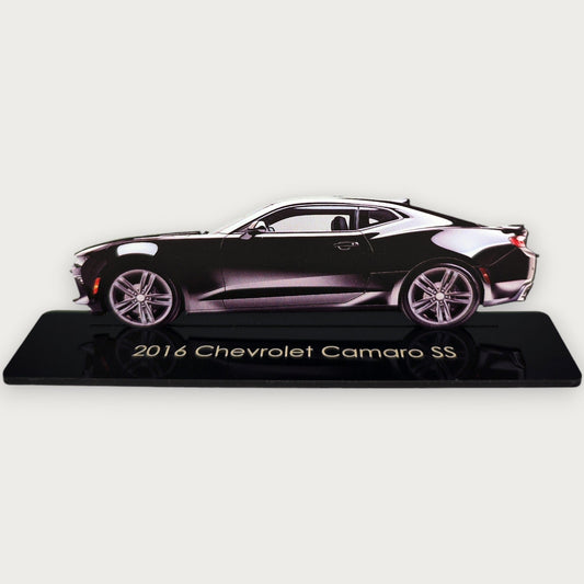 2016 Chevrolet Camaro SS (1) Metal Car Wall Art, Color 2D Diecast Car Decor, Silhouette Metal Wall Art, Gift For Car Lovers, Detailed Color Metal Car - Tampa Home & Garden Store