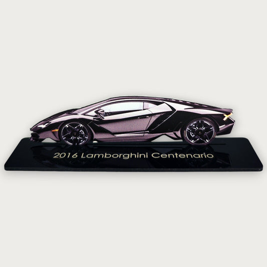 2016 Lamborghini Centenario (1) Metal Car Wall Art, Color 2D Diecast Car Decor, Silhouette Metal Wall Art, Gift For Car Lovers, Detailed Color Metal Car - Tampa Home & Garden Store