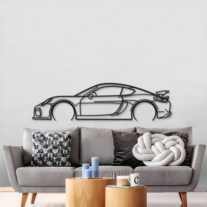 2016 Cayman GT4 981 Metal Car Wall Art - MT0897