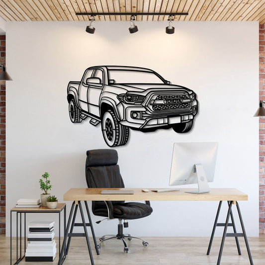 Arte de pared de metal - Perspectiva de Tacoma 2018 - MT0469
