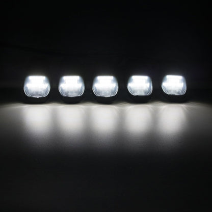 Ram HD clear smoked white amber LED roof cab lights 5-pack exterior vehicle lighting on Tampa Home & Garden Store